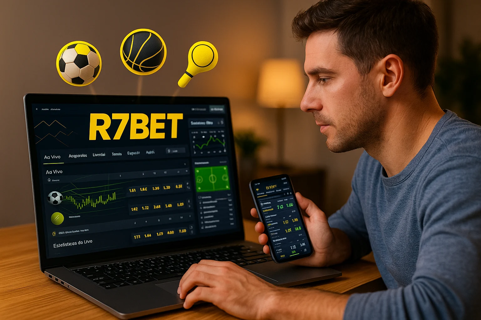 Aposte em apostas esportivas no cassino online R7BET