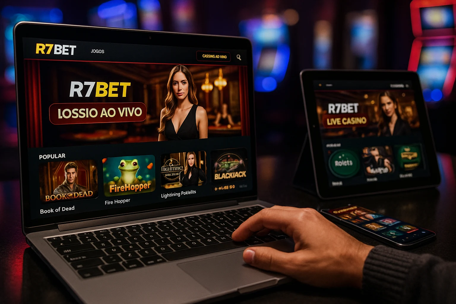 Jogos de cassino online inovadores e emocionantes na R7BET