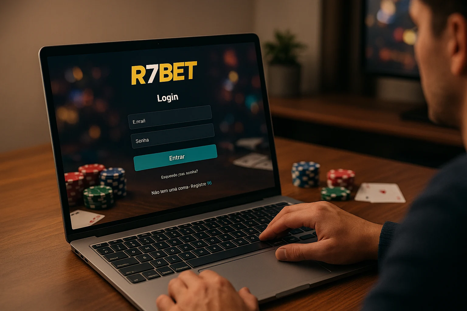 Criar uma nova Conta no plataforma R7BET