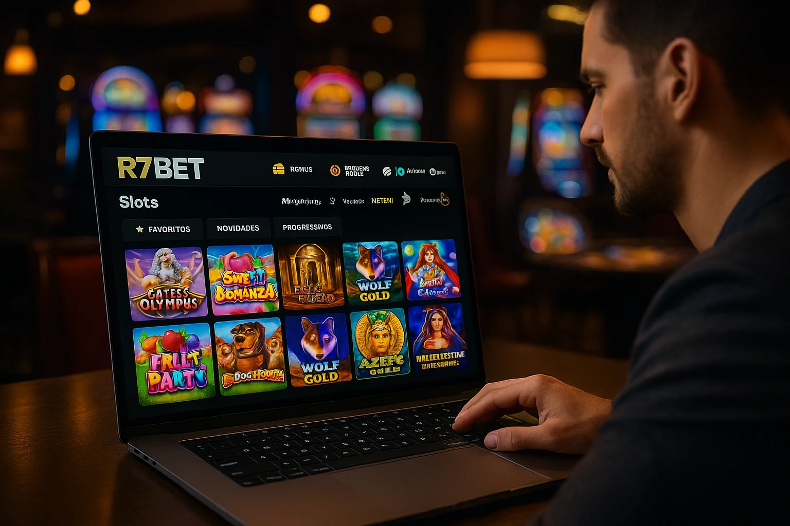 Explore o mundo das slot machines no R7BET Casino